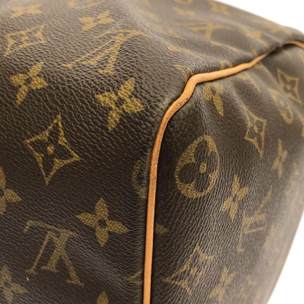 LOUIS VUITTON Authentic Brown Monogram Keepall 45 Boston Bag - Picture 2 of 10